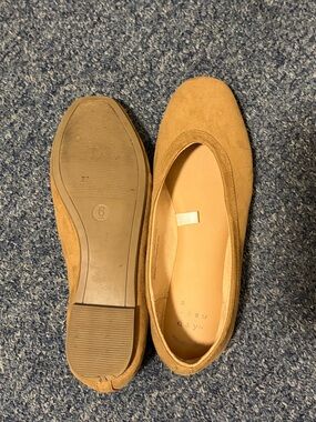 Target Women’s Tan Suede Ballet Flats